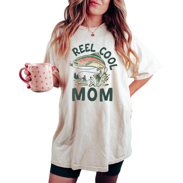 O Fishally One 1St Birthday Fishing Family Reel Cool Mom Women's Oversized Comfort T-shirt