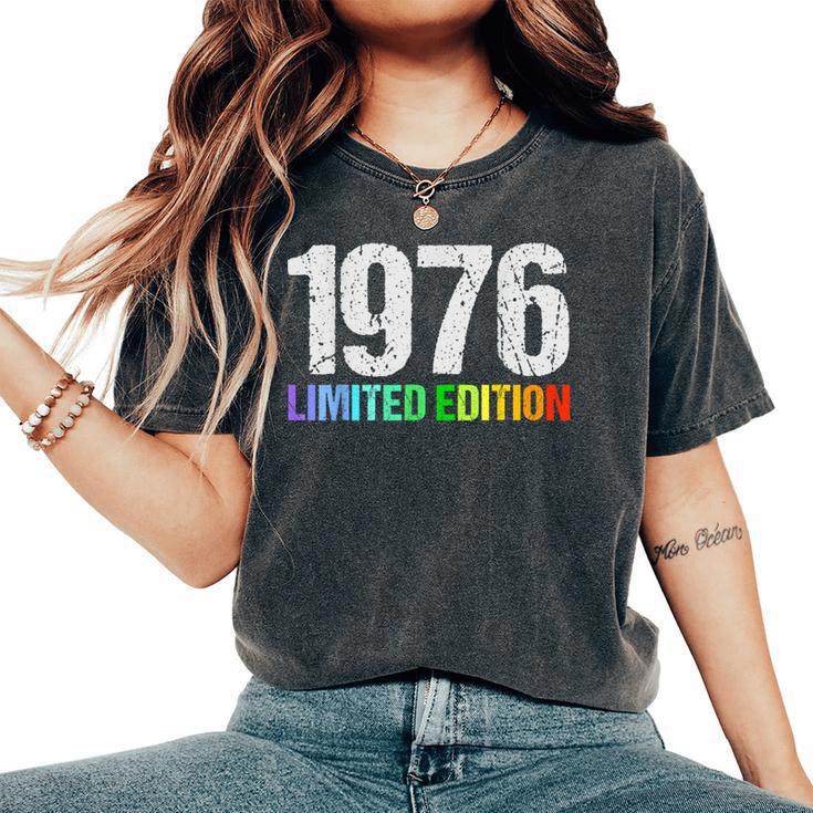 49 Cumpleaños Hombre 49 Años 1976 Decoración Divertido Regalo Camiseta extragrande cómoda para mujer