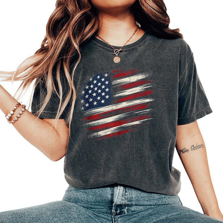 Bonita Del 4 De Julio Para Niños Niñas Hombres Y Es Cumpleaños In Mangas Camiseta extragrande cómoda para mujer