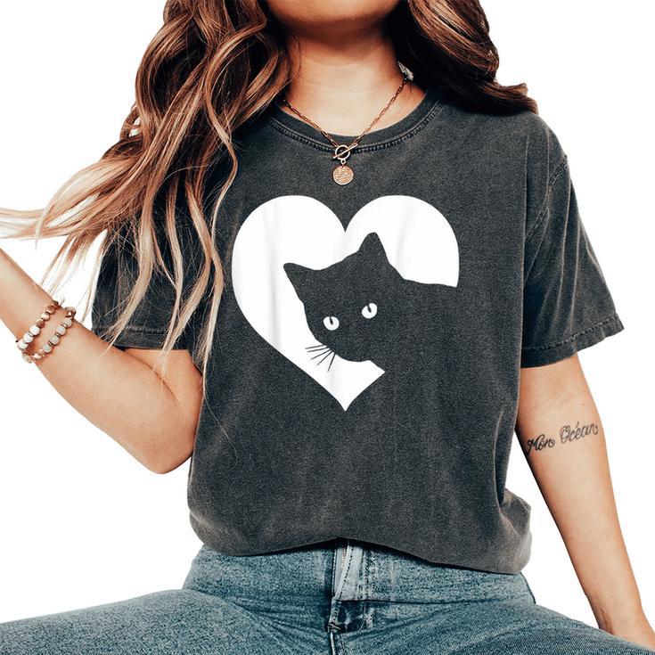 Cat Lover Who Loves Cats  For Girls Camiseta extragrande cómoda para mujer