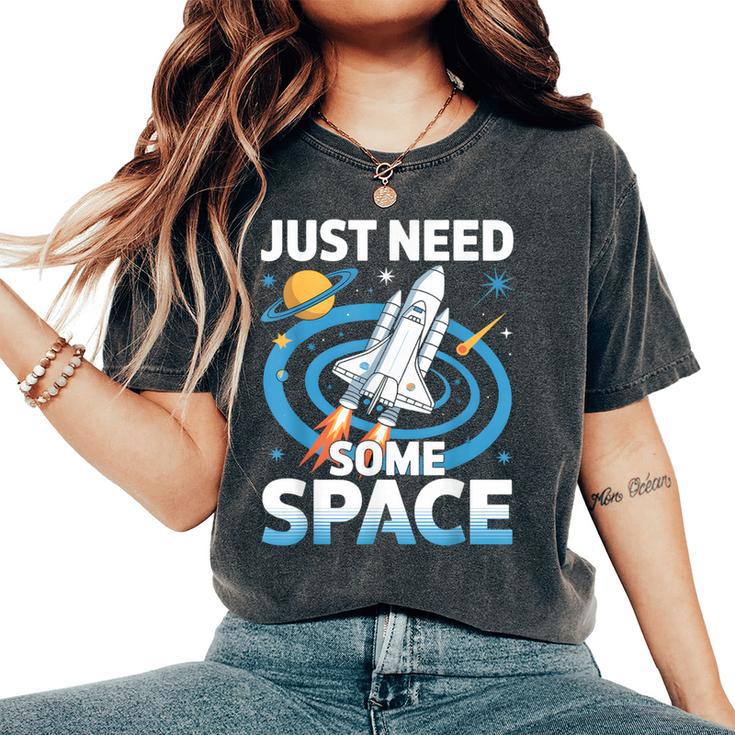 Cohete Espacial Espacial Para Hombres Es Y Niños Camiseta extragrande cómoda para mujer