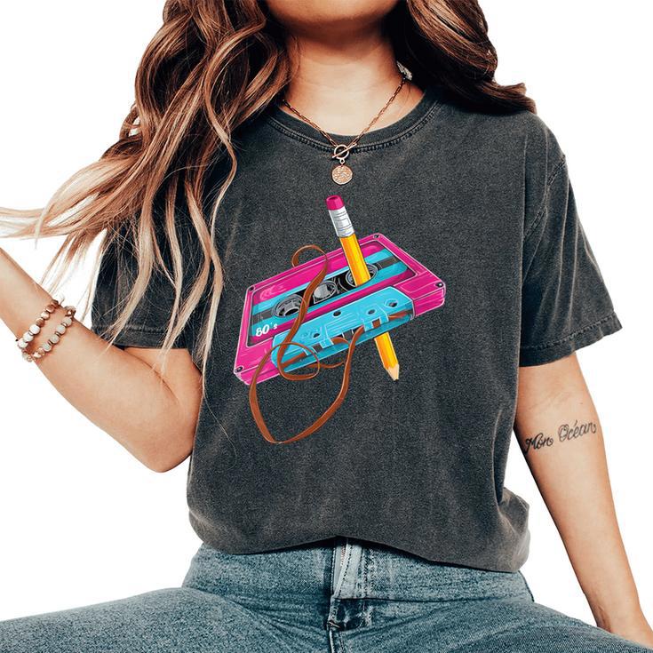 Crayon À Cassette Des Années 80 Et 90 Rollback Throwback T-shirt oversize confortable pour femme