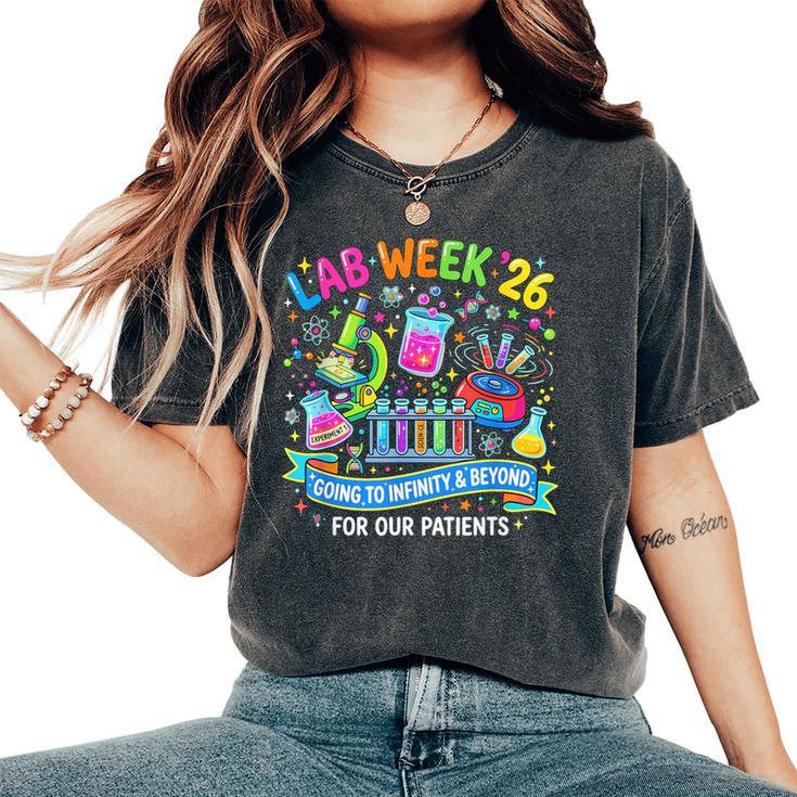 Infinity & Beyond For Patients Nurse Healthcare Graphic Women's Oversized Comfort T-Shirt