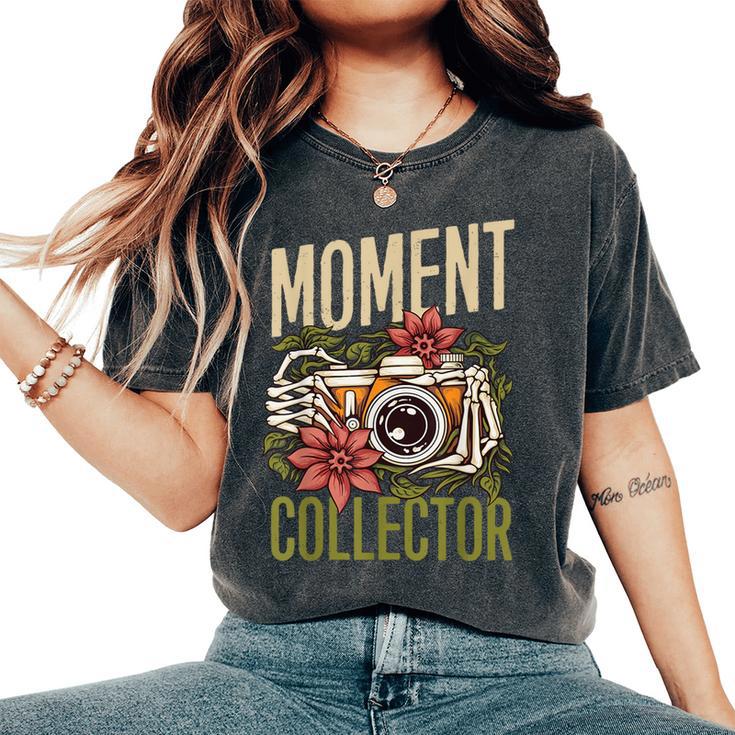 Moment Collector カメラマン カメラ メンズ レディース 写真 レディースオーバーサイズコンフォートTシャツ