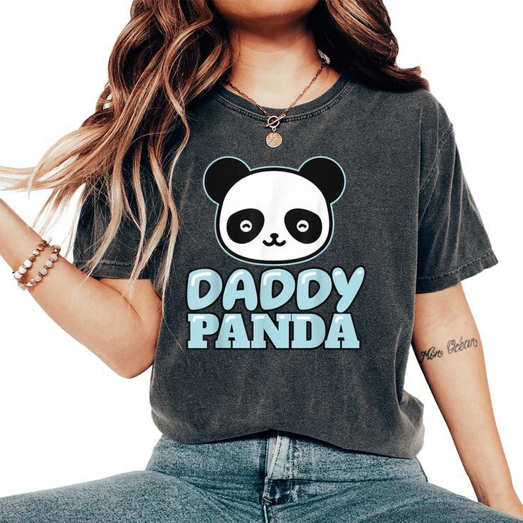 Papà Panda Bear Papà Festa Del Papà Panda T-shirt comoda oversize da donna