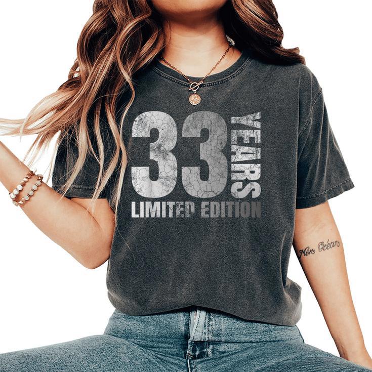 33歳 男性 ギフト 33歳の誕生日プレゼント 女性用 レディースオーバーサイズコンフォートTシャツ 33歳 男性 ギフト 33歳の誕生日プレゼント 女性用 レディースオーバーサイズコンフォートTシャツ