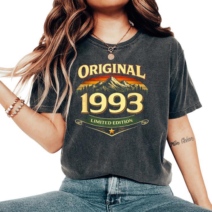 33歳 誕生日 男性女性intage 1993年1993年生まれ レトロデザインブランド レディースオーバーサイズコンフォートTシャツ