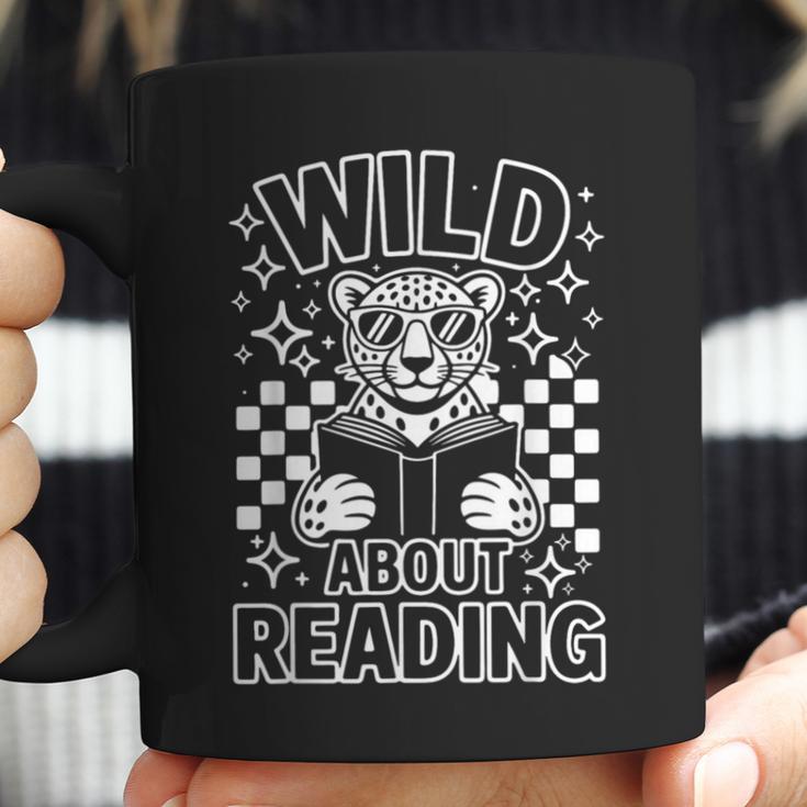 Animal Print Read A Book Character Kids Wild About Reading Coffee Mug
