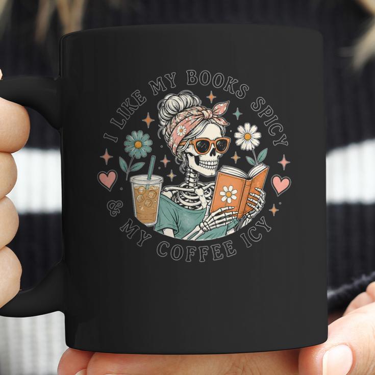 Books Spicy Coffee ICY Book Booktrovert Librarian Bookish Coffee Mug