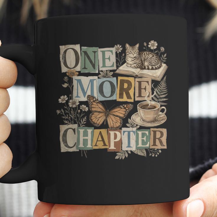 One-More Chapter Vintage Bookish Collage Book Lover Reading Coffee Mug