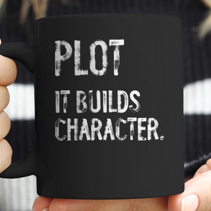 Plot It Builds Character Book English Teacher Reading Coffee Mug