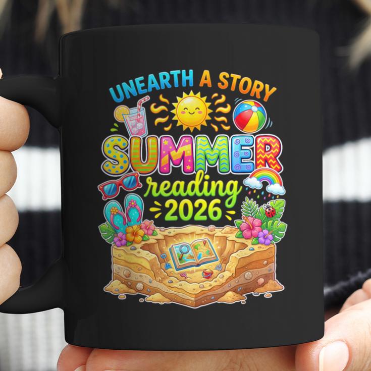 Summer Reading 2026 Unearth a Story Book Reading Coffee Mug