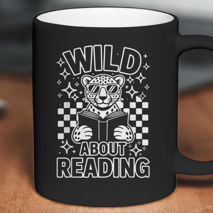 Animal Print Read A Book Character Kids Wild About Reading Coffee Mug