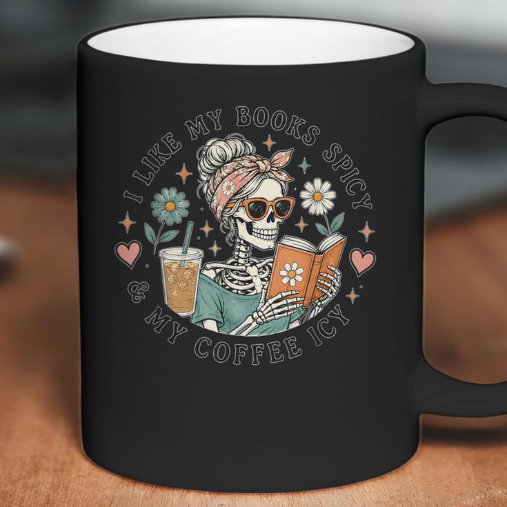 Books Spicy Coffee ICY Book Booktrovert Librarian Bookish Coffee Mug