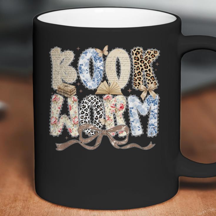 Bookworm Coquette Bow Booktrovert Reading Lover Bookish Coffee Mug