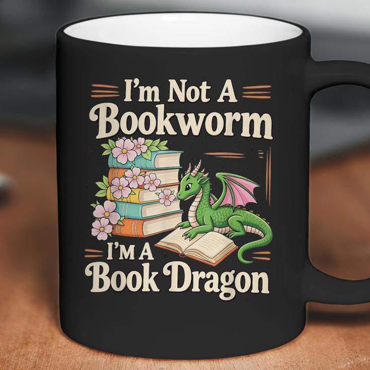 Bookworm I'm A Book Dragon Fantasy Reader Lover Bookish Coffee Mug