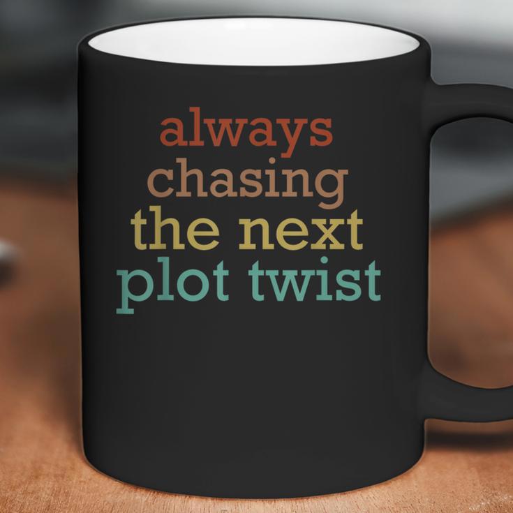 Plot Twists Mystery Book Lover Reading Literary Bookish Coffee Mug