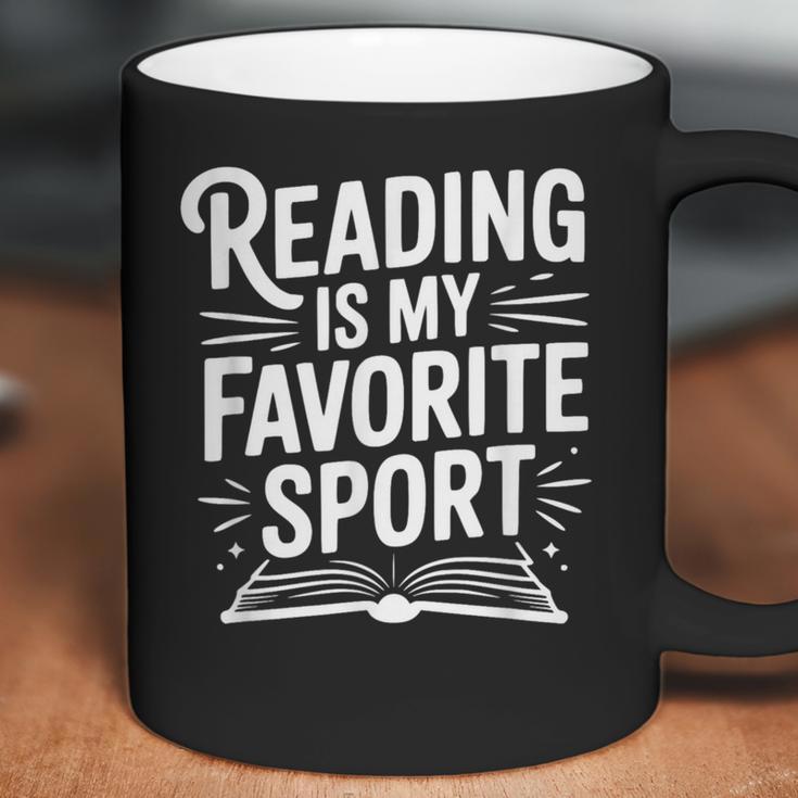 Reading Is My Favorite Sport Book Lover Coffee Mug