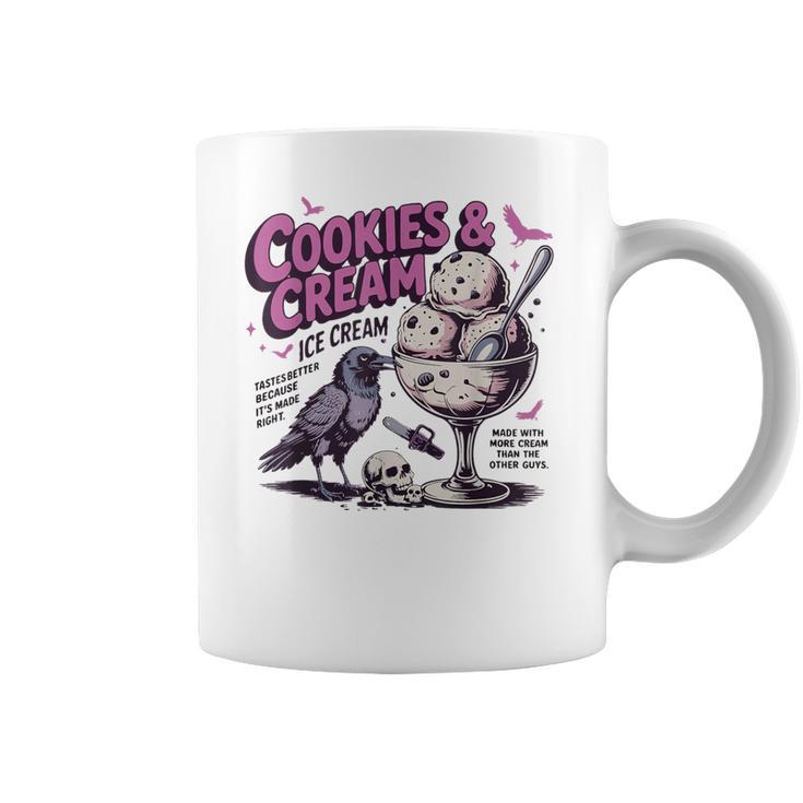 Cookie & Cream Ice Cream Butcher And Bird Book Lover Coffee Mug