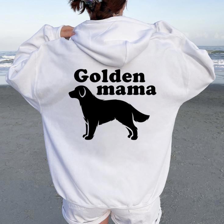 Golden Mama レディース オーバーサイズ パーカー バックプリント