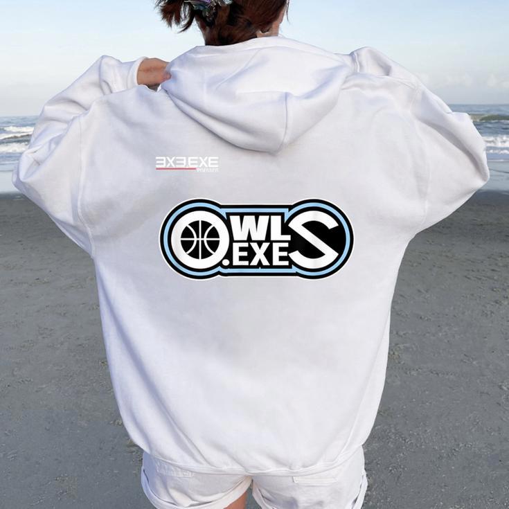 Taito OwlsExe_29_西岸千雅 レディース オーバーサイズ パーカー バックプリント