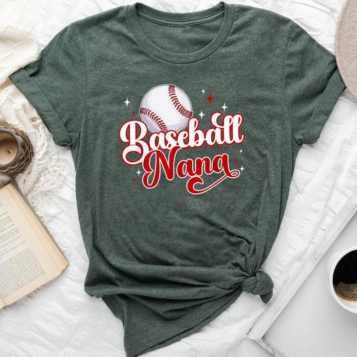 Baseball Nana Of A Baseball Player Nana Bella Canvas T-shirt