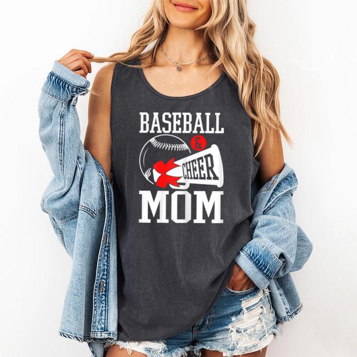 Baseball Cheer Mom Cheerleading Cheerleader Baseball Mom Comfort Colors Tank Top