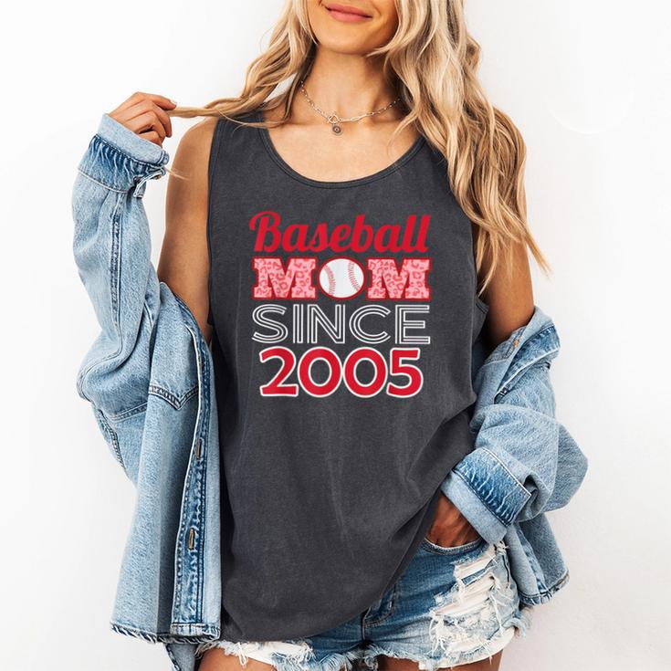 Baseball Mom Since 2005 Comfort Colors Tank Top