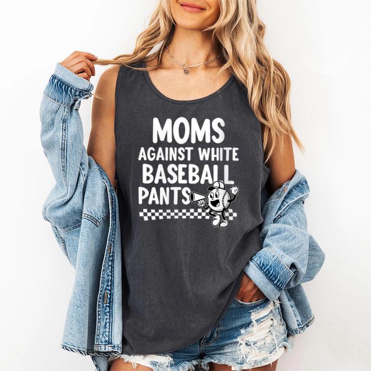 Baseball Mom Game Day Moms Against Pants Comfort Colors Tank Top