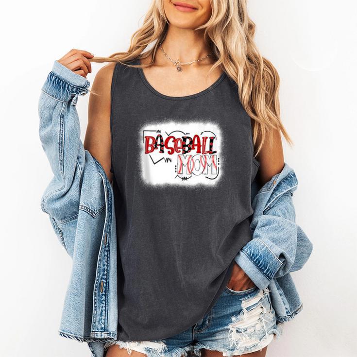 Baseball Mom Mommy Baseball Player Comfort Colors Tank Top