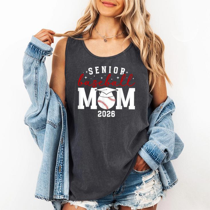 Baseball Senior Mom Of A Senior Baseball Player Mom 2026 Comfort Colors Tank Top