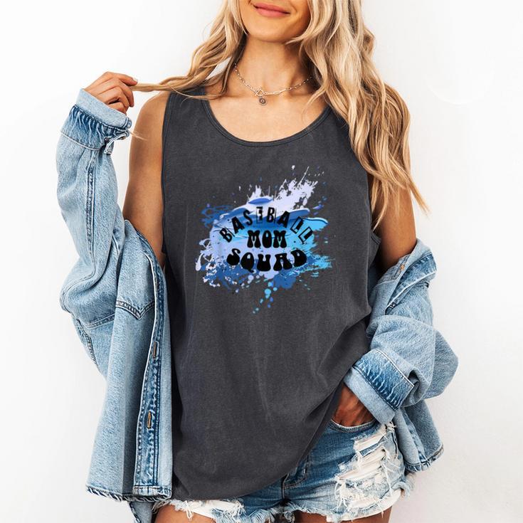 Baseball Sons Baseball Moms Squad Comfort Colors Tank Top