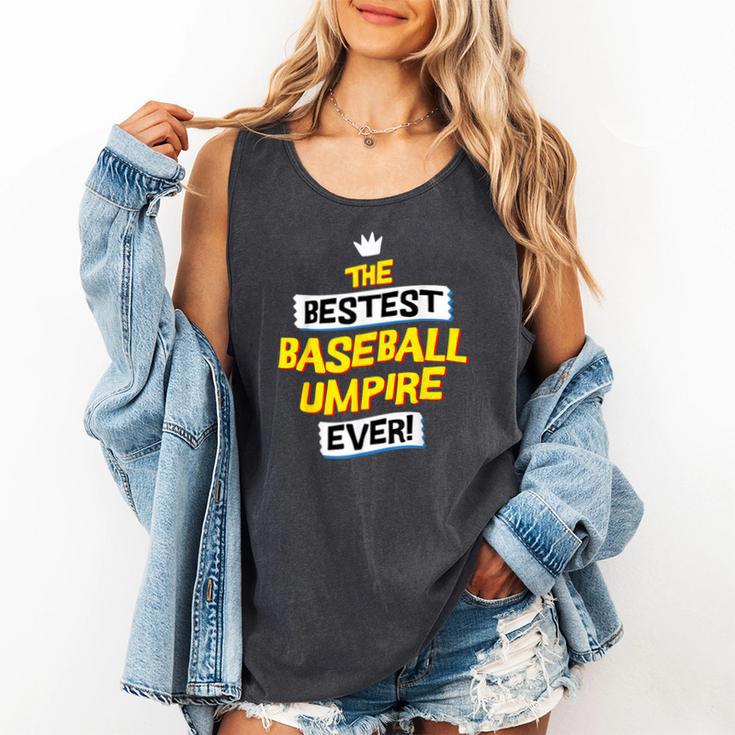 Best Baseball Umpire Job Occupation Comfort Colors Tank Top