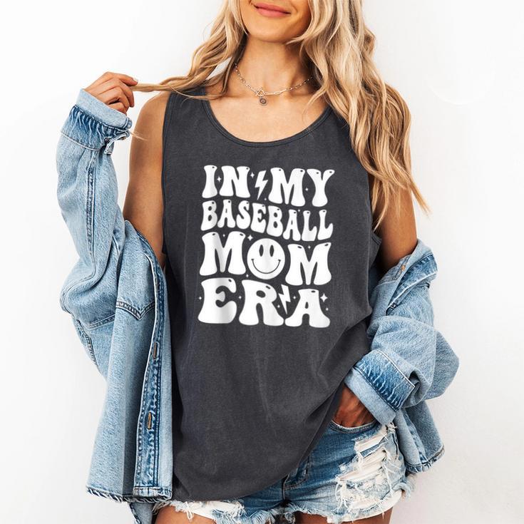 Family Mama In My Baseball Mom Era Comfort Colors Tank Top