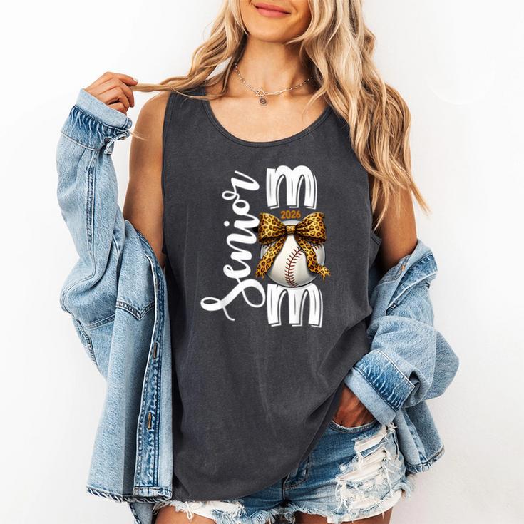 Senior Baseball Mom Class Of 2026 Player Graduation Grad Comfort Colors Tank Top