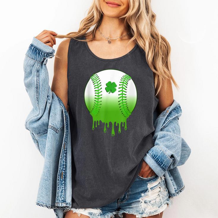 St Patricks Day Shamrock Baseball Irish Boys Kids Men Comfort Colors Tank Top