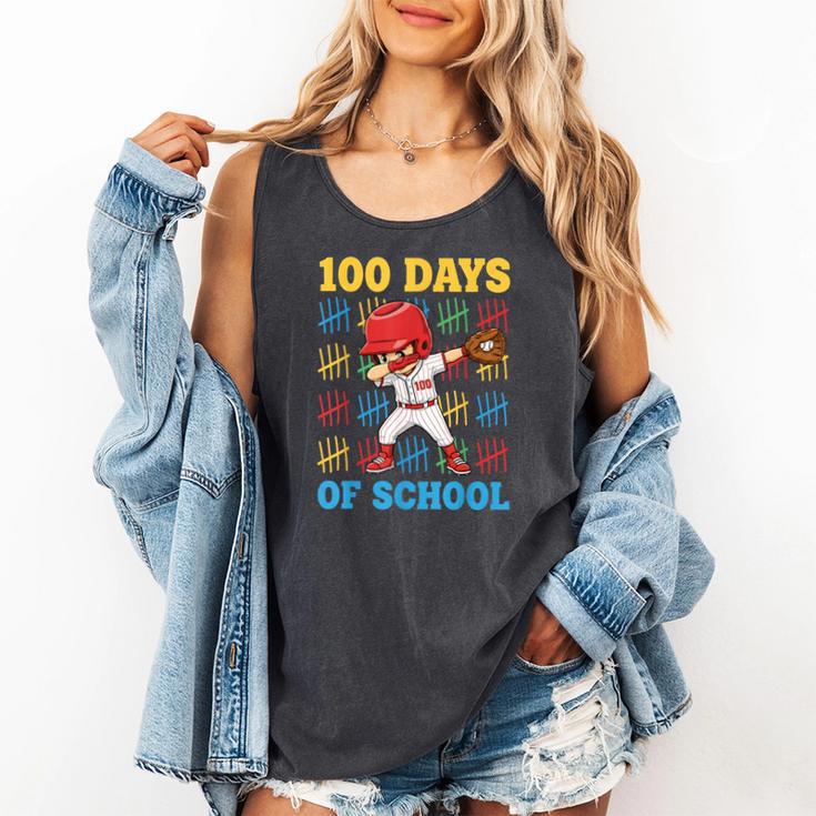 100 Days Of School Baseball Bat 100th Day Of School Boys Comfort Colors Tank Top 100 Days Of School Baseball Bat 100th Day Of School Boys Comfort Colors Tank Top