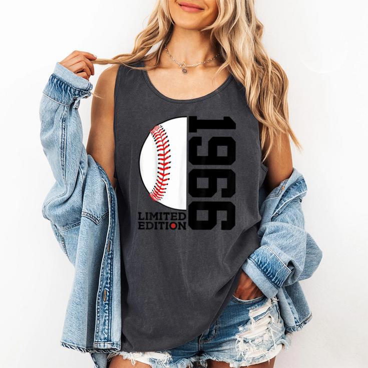 60th Birthday Baseball Limited Edition 1966 Comfort Colors Tank Top