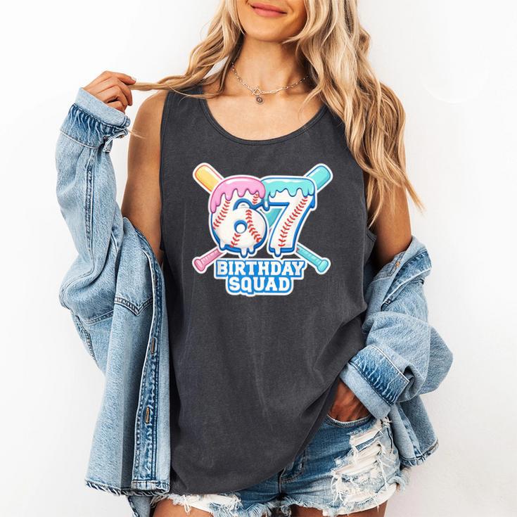 67th Birthday Squad Baseball Ice Cream Drip Birthday Squad Comfort Colors Tank Top 67th Birthday Squad Baseball Ice Cream Drip Birthday Squad Comfort Colors Tank Top