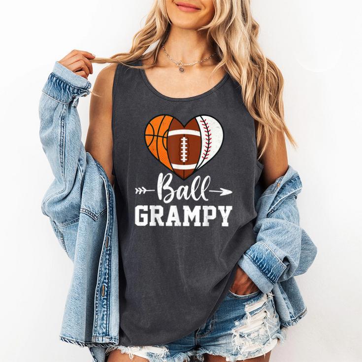Ball Grampy Basketball Football Baseball Player Comfort Colors Tank Top