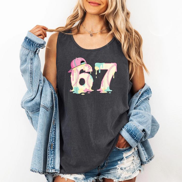 Baseball 67 Dripping Six Seven Drip Boys Gen Z Comfort Colors Tank Top Baseball 67 Dripping Six Seven Drip Boys Gen Z Comfort Colors Tank Top