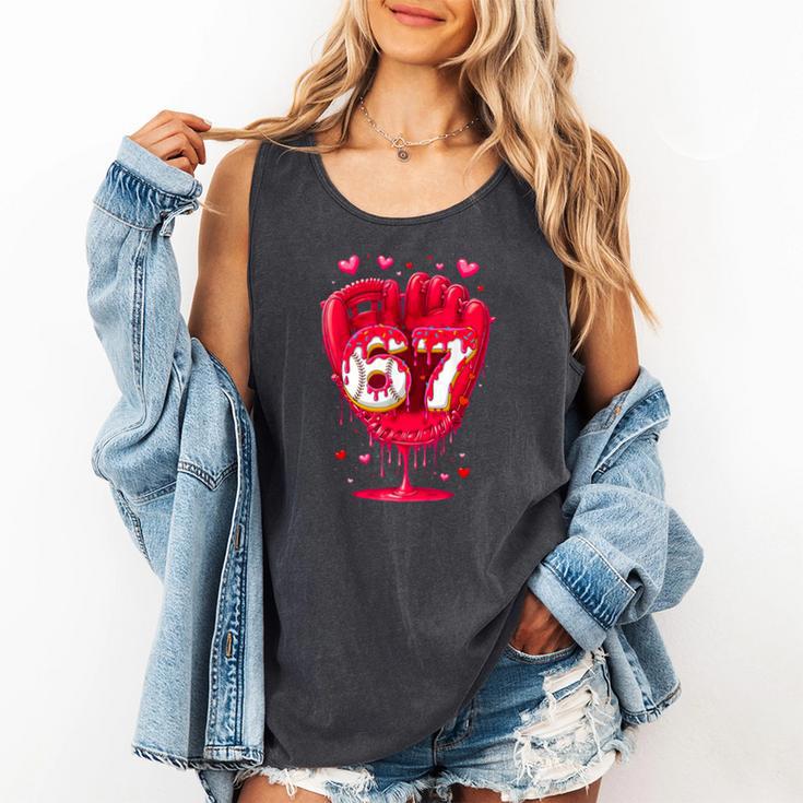 Baseball Drip Ice Cream Valentine Youth Boys Girls Sport Comfort Colors Tank Top Baseball Drip Ice Cream Valentine Youth Boys Girls Sport Comfort Colors Tank Top