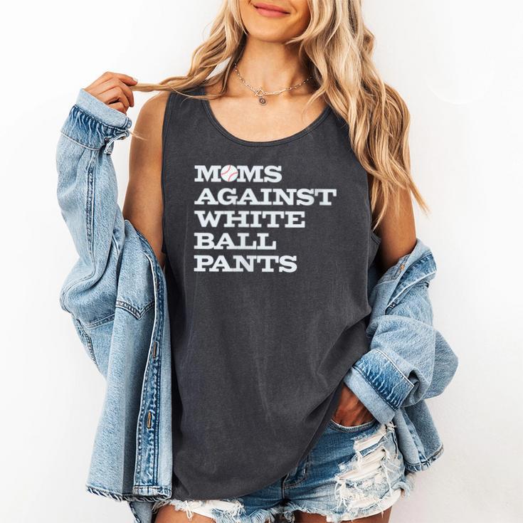 Baseball Moms Against Ball Pants Comfort Colors Tank Top Baseball Moms Against Ball Pants Comfort Colors Tank Top