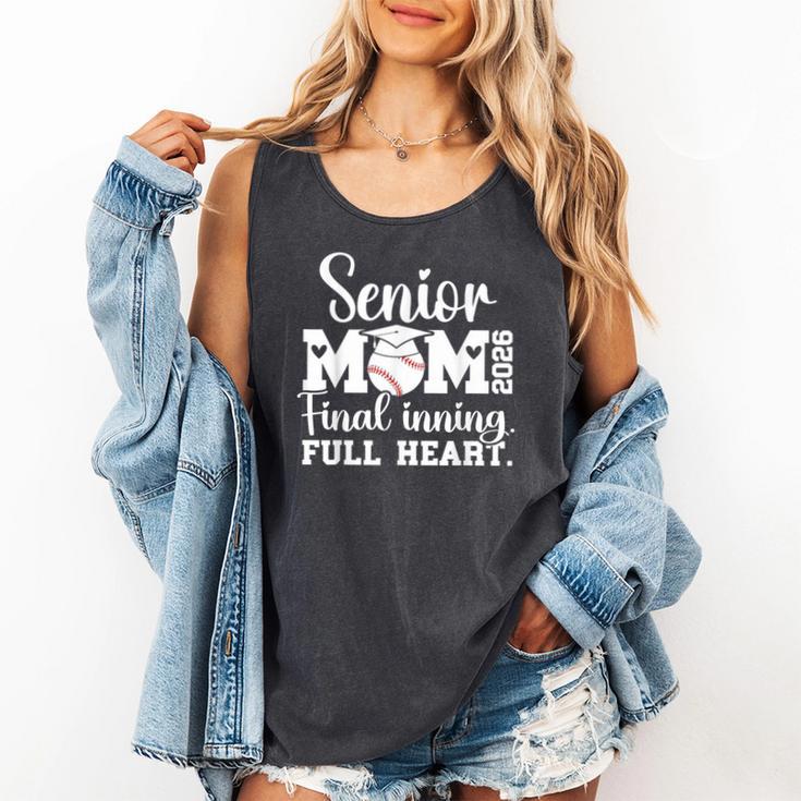 Baseball Senior Mom 2026 Final Inning Baseball Senior Mama Comfort Colors Tank Top Baseball Senior Mom 2026 Final Inning Baseball Senior Mama Comfort Colors Tank Top