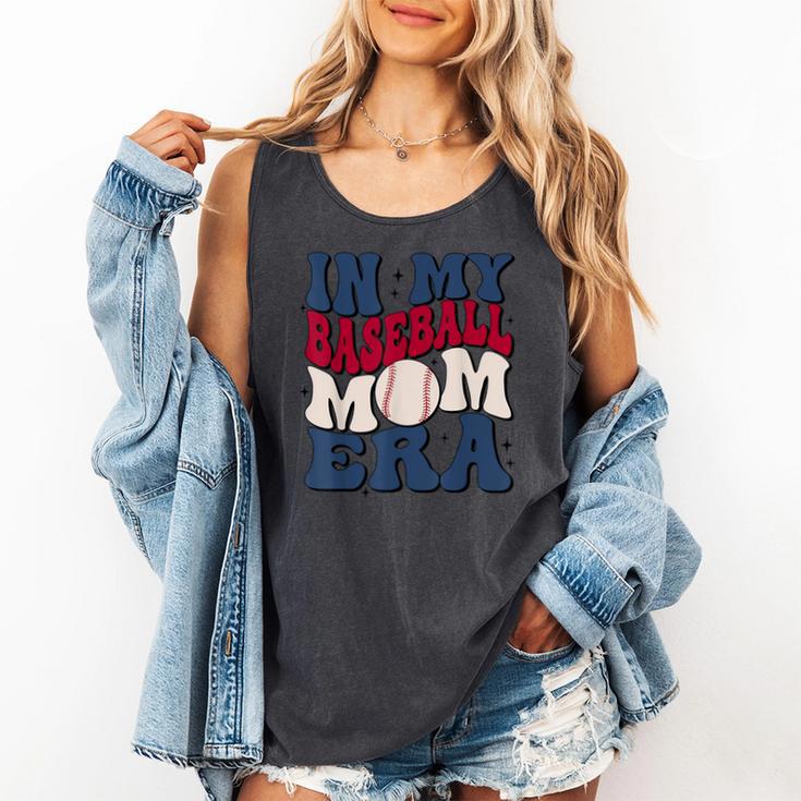 Groovy In My Baseball Mom Era Baseball Mama Mother's Day Comfort Colors Tank Top Groovy In My Baseball Mom Era Baseball Mama Mother's Day Comfort Colors Tank Top