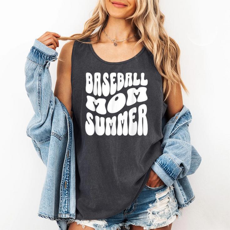 Retro Baseball Mom Summer Groovy Appreciation Comfort Colors Tank Top Retro Baseball Mom Summer Groovy Appreciation Comfort Colors Tank Top