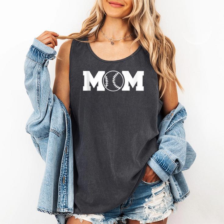 Women Baseball Mom Comfort Colors Tank Top Women Baseball Mom Comfort Colors Tank Top
