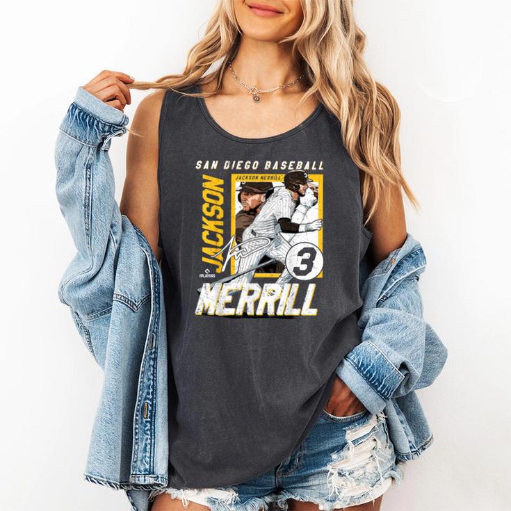 Jackson Merrill San Diego MLB Baseball Player MLBJME203M Comfort Colors Tank Top