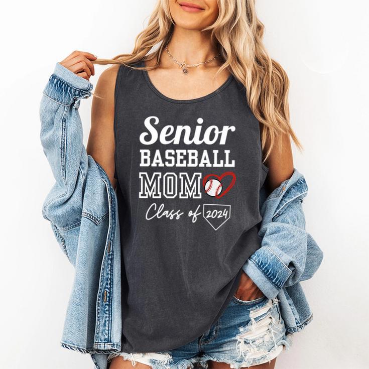 Senior Baseball Mom Class Of 2024 Baseball Player Son 2024 Comfort Colors Tank Top