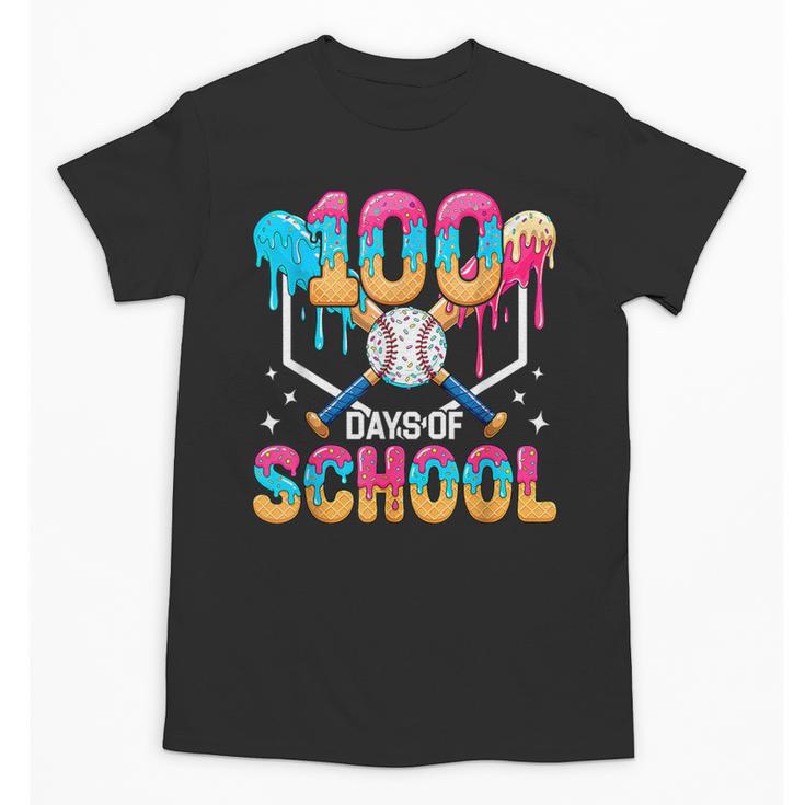100 Days Of School Baseball Boys Kids 100th Day Of School Unisex T-Shirt